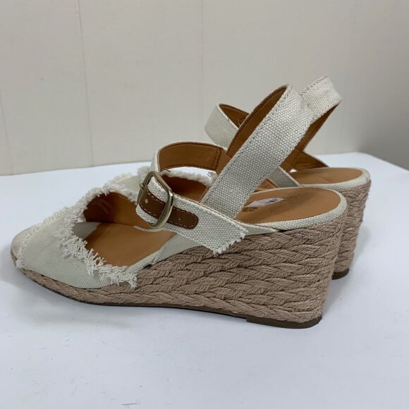 Tommy Bahama Savina Cream EspadrilleWedge Sandals - Size 9.5 - Picture 7 of 7